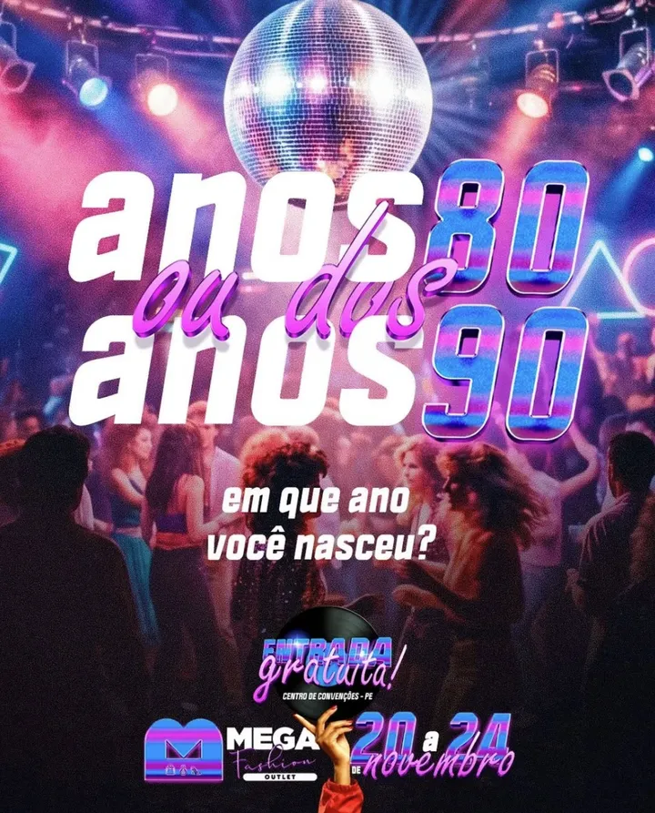 Anos 80 ou anos 90: em que ano você nasceu?